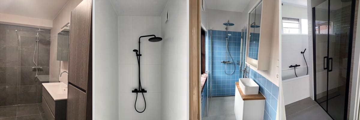 Vakkundige badkamer verbouwen Schiedam door RM Kluswerk - modern sanitair en tegelwerk